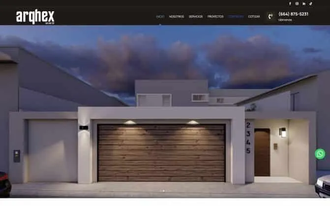 Sitio web de arqhex